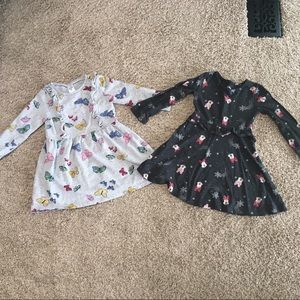 (2) 3T Long Sleeved Dresses